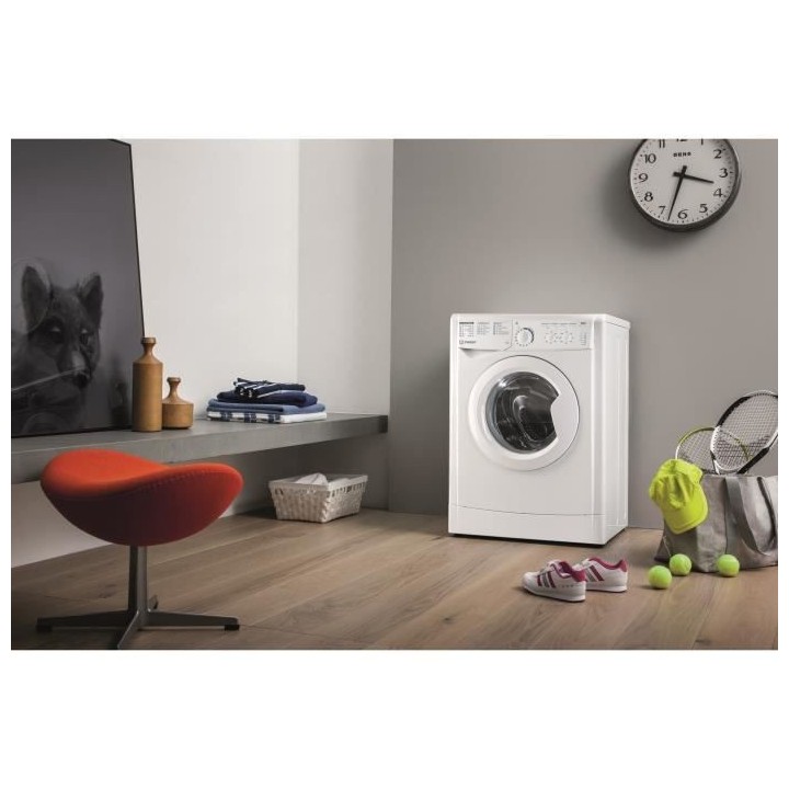 Lave-linge hublot INDESIT EWC71252WFRN - 7 kg - Moteur standard - 1200