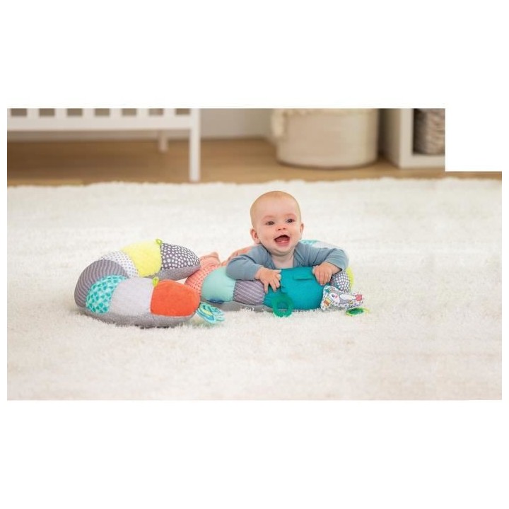 Coussin d'activités 2-in-1 INFANTINO Tummy Time