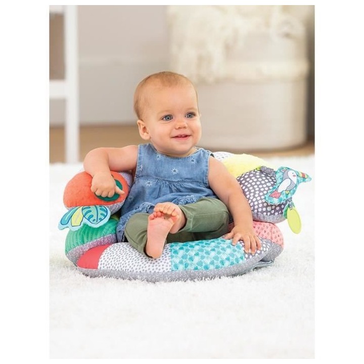 Coussin d'activités 2-in-1 INFANTINO Tummy Time