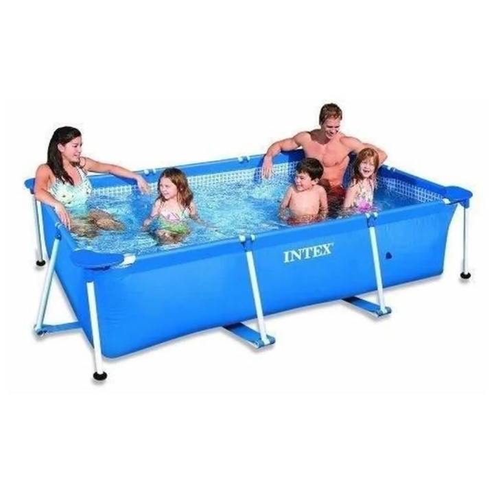 Kit Piscine hors sol tubulaire INTEX - Metal Frame Junior - 220 x 150