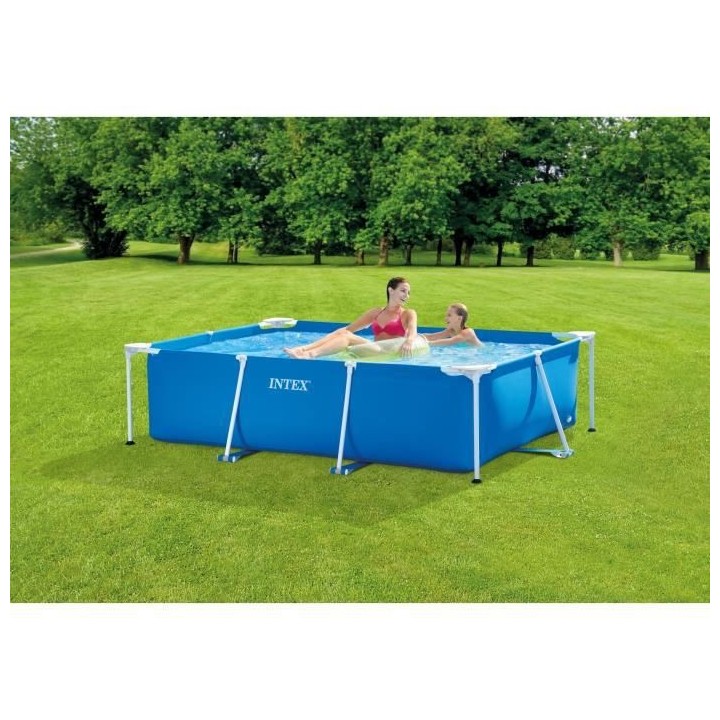 Kit Piscine hors sol tubulaire INTEX - Metal Frame Junior - 220 x 150