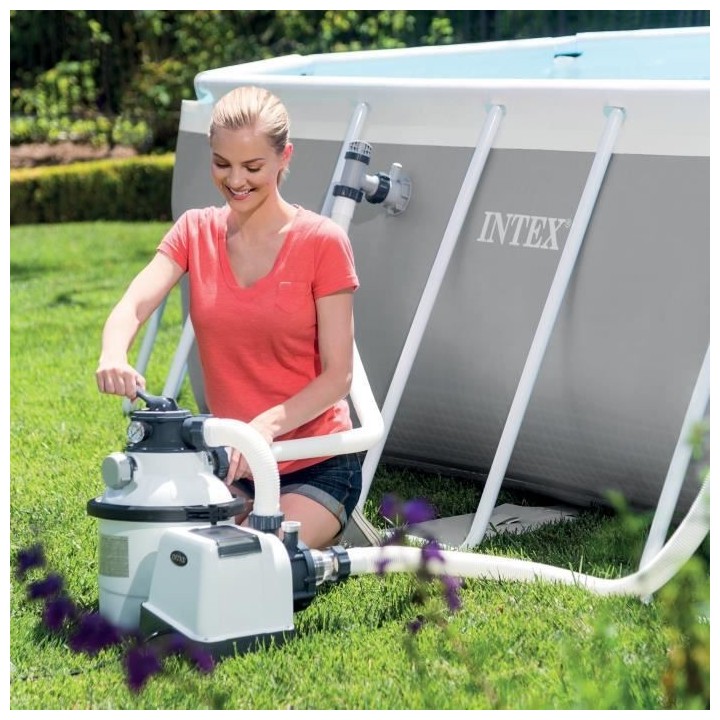 Filtre a sable INTEX - Pour piscine jusqu'a 24m³ - 4m³/h