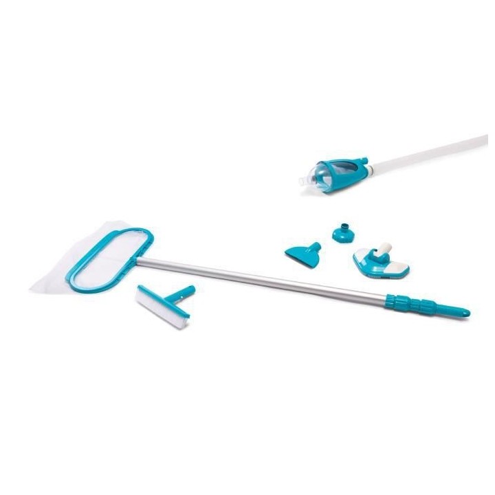 Kit d'entretien vac+ INTEX Pour piscine hors-sol avec filtration