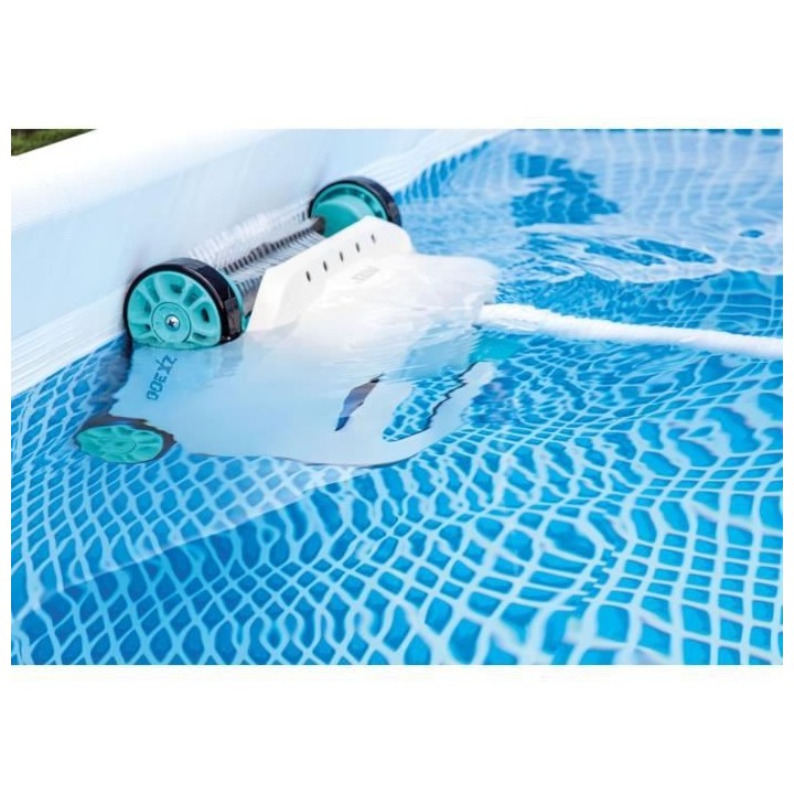 Robot de piscine hydraulique INTEX ZX300 - Fond et parois