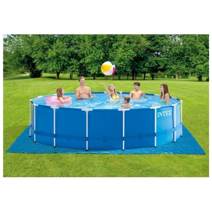 Kit Piscine hors sol tubulaire INTEX - Frame - 457,2 x 121,92 cm - Ron