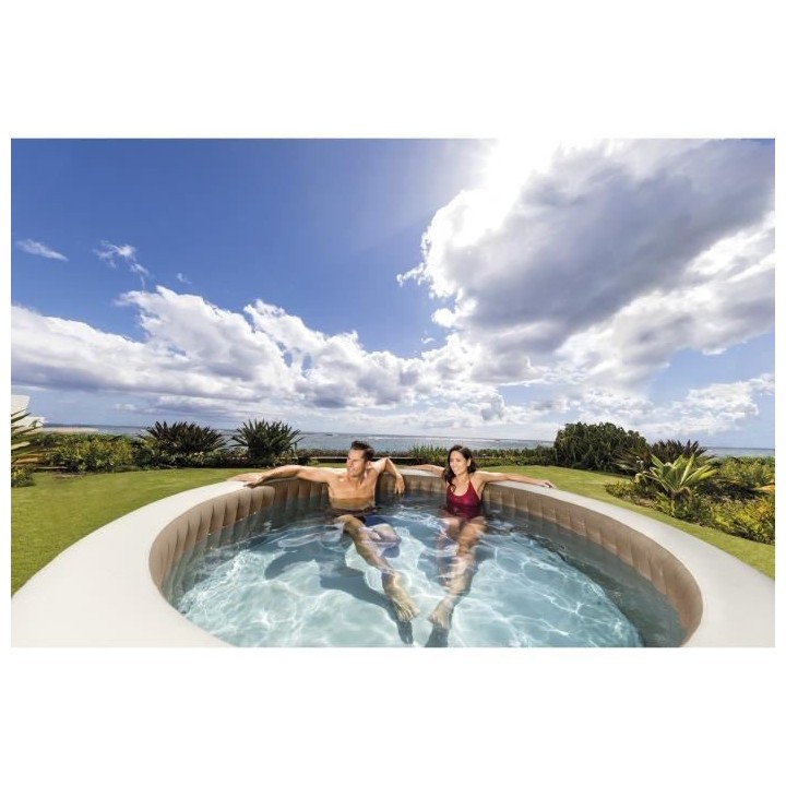 Spa gonflable INTEX - Sahara - 236 x 71 cm - 8 places - Rond