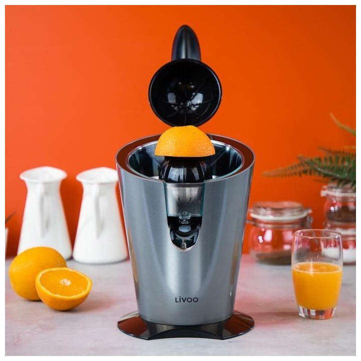 LIVOO DOD164 Presse-agrumes électrique - 160W - Réservoir 0,37 L - G
