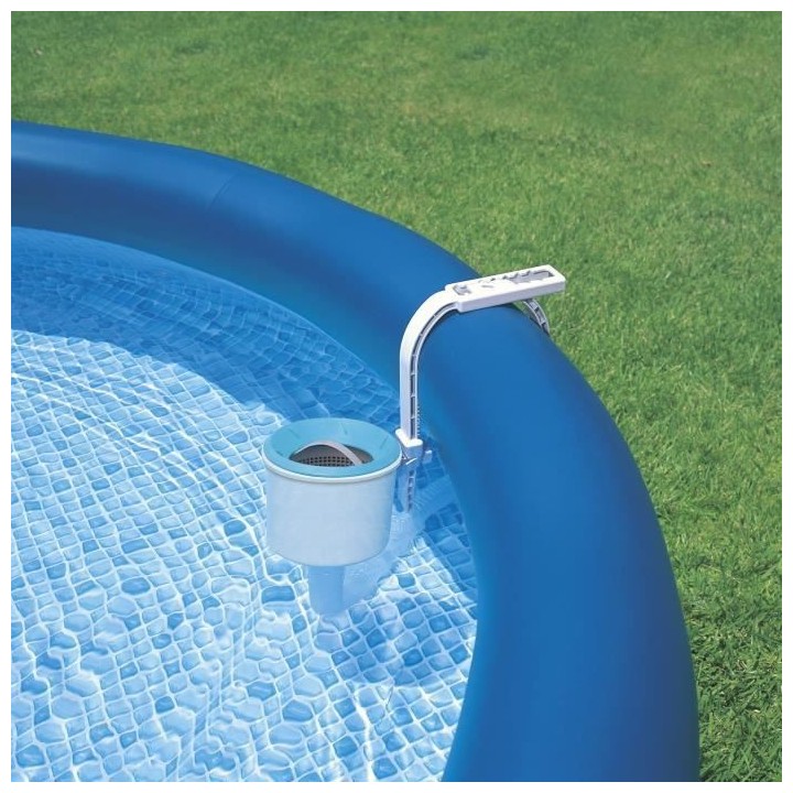 Intex skimmer de surface deluxe pour piscine autostable ou tubulaire