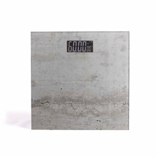 LIVOO DOM382BE Pese-personne électronique - Impression béton - Plate