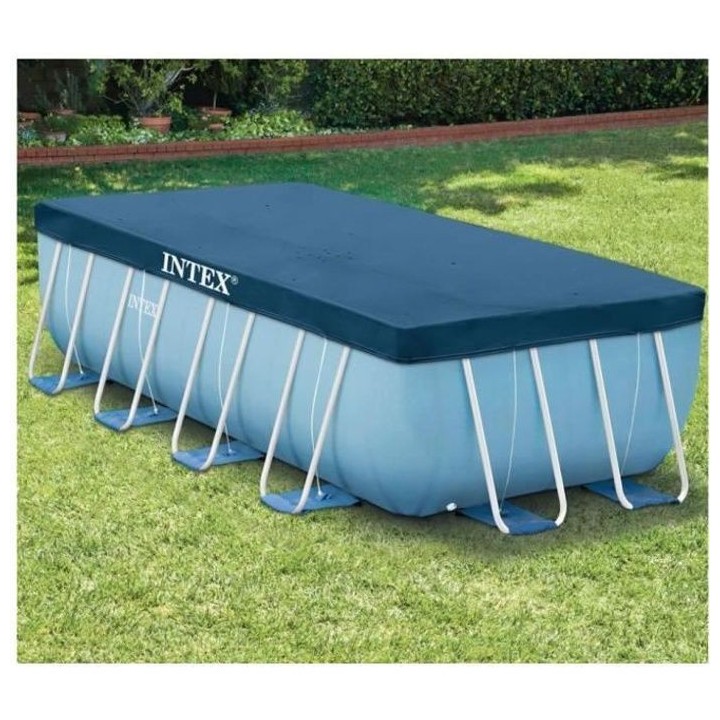 Intex bâche protection pour piscine rectangulaire tubulaire 4 x 2 m.