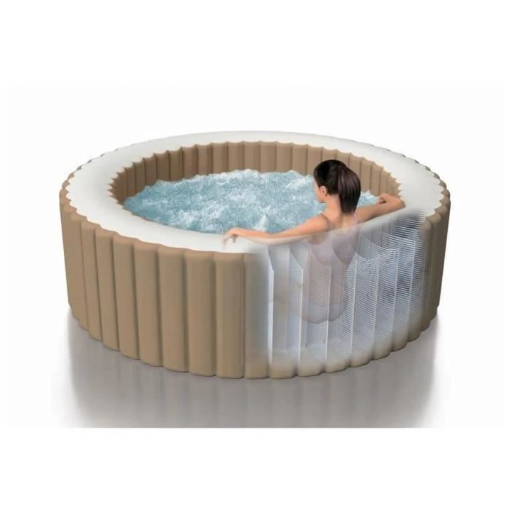 Spa gonflable INTEX - Pure Spa 28426EX Sahara - 196 x 71 cm - 4 places