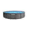 Kit Piscine hors sol tubulaire INTEX Baltik - 549 x 122 cm - Ronde (Livrée avec épurateur a cartouche, bâche, tapis de sol,