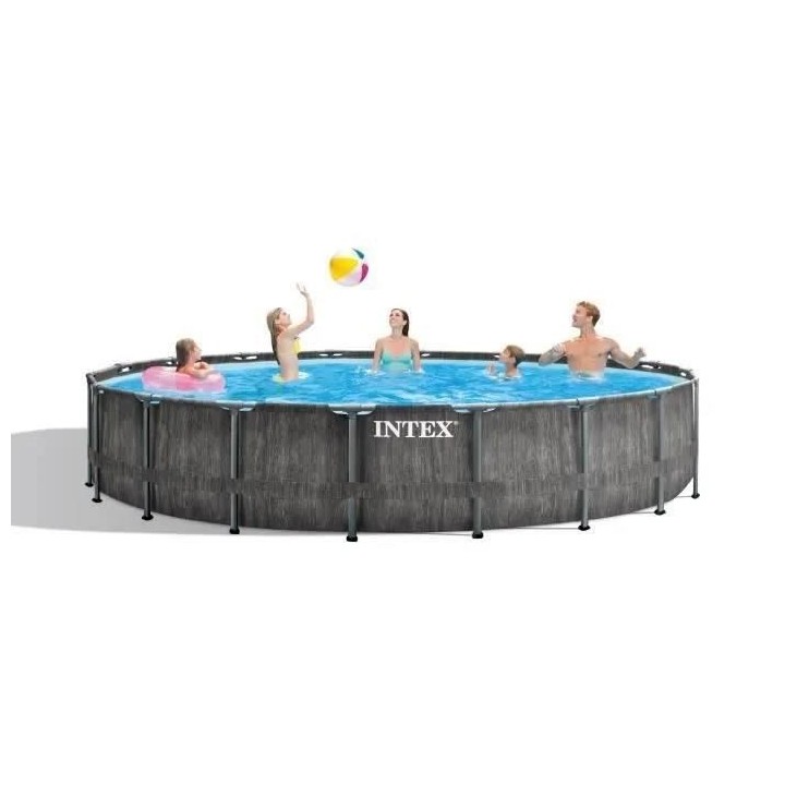 Kit Piscine hors sol tubulaire INTEX Baltik - 549 x 122 cm - Ronde (Li
