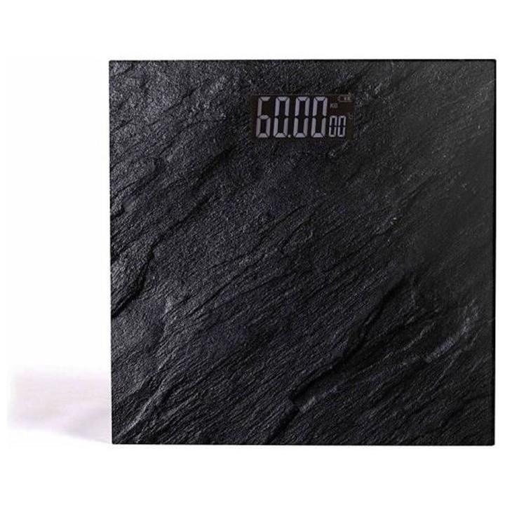 LIVOO DOM382PI - Pese-personne électronique - Impression pierre - Pla