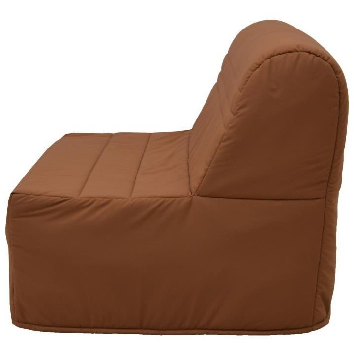 Banquette BZ 2 places Joe - Tissu terracotta - L143 x P97 x H89cm - Fa