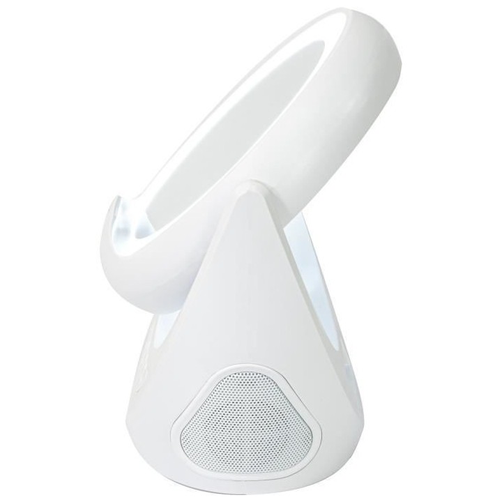 Miroir lumineux LED - LTC - MIRROR PHONE - Sur batterie muni de haut-p