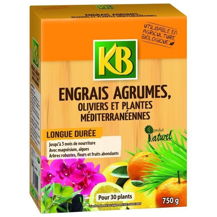 ENGRAIS AGRUMES BIO 750 G