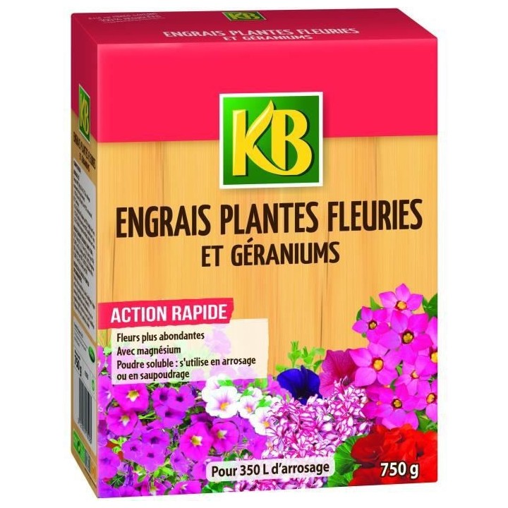 ENGRAIS GERANIUMS FLEURS750 G