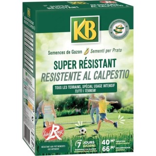 KB - Semences gazon - Super résistant 40m²