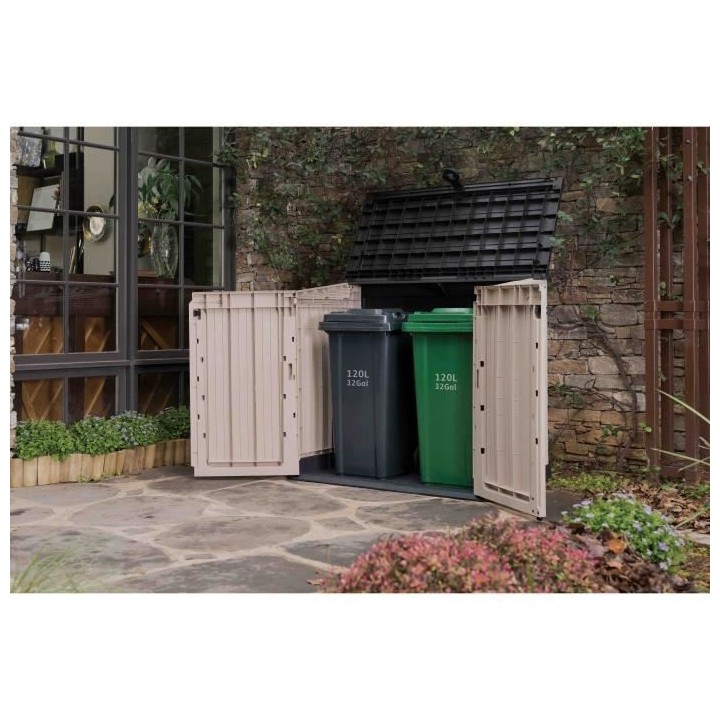 KETER - Coffre de rangement extérieur en résine 880 litres Beige et