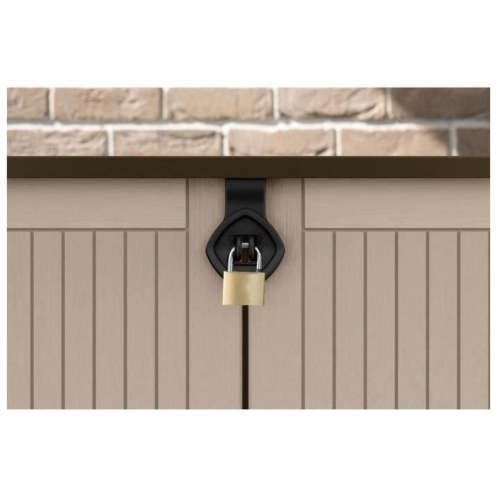 KETER - Coffre de rangement extérieur en résine 880 litres Beige et