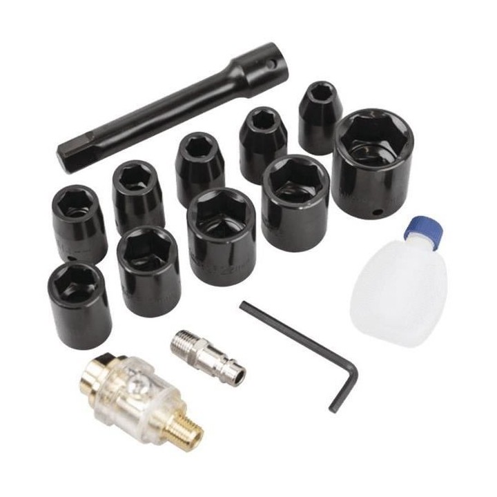 Coffret clé a choc pneumatique de 1/2 SCHEPPACH - 32 Nm - 7 000 tours