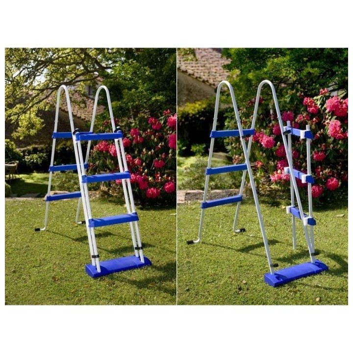 GRE - Kit Piscine hors-sol ronde blanche - Bora Bora - Ø3m x H1,22m -