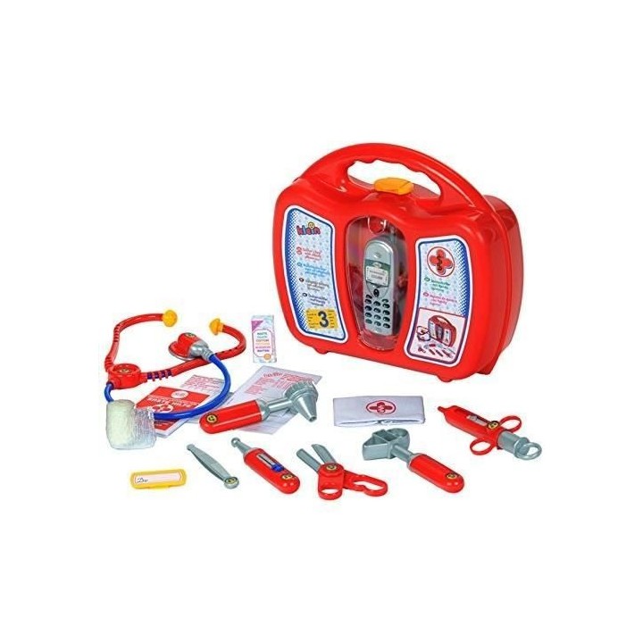KLEIN - Mallette docteur avec téléphone portable pour Enfant
