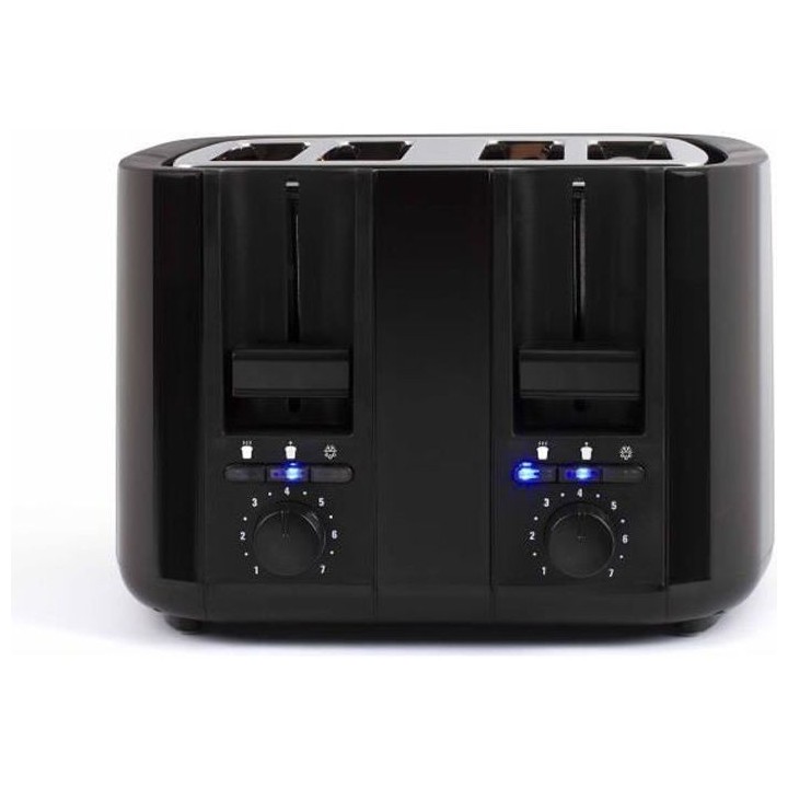 LIVOO DOD167N Grille-pain - 4 fentes - Noir