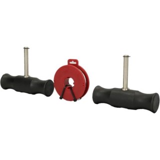 Poignées avec fil pour découpe de joint de vitrage - Brilliant Tools