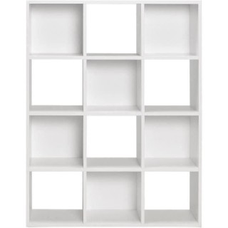 Meuble de rangement MIXCLUB 12 cases - Blanc - L 91 x P 30 x H 120,7 c
