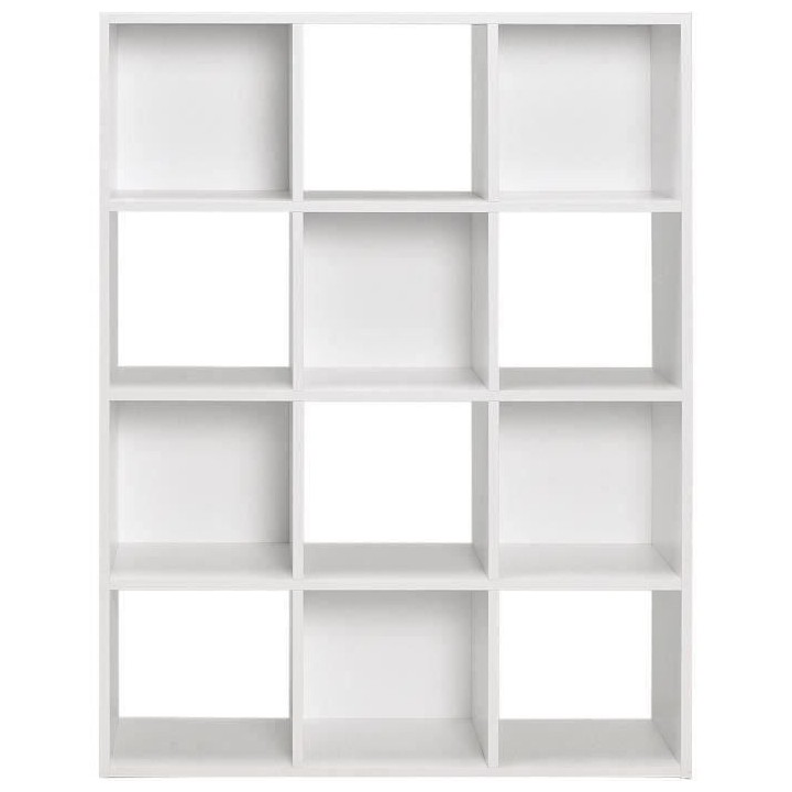 Meuble de rangement MIXCLUB 12 cases - Blanc - L 91 x P 30 x H 120,7 c