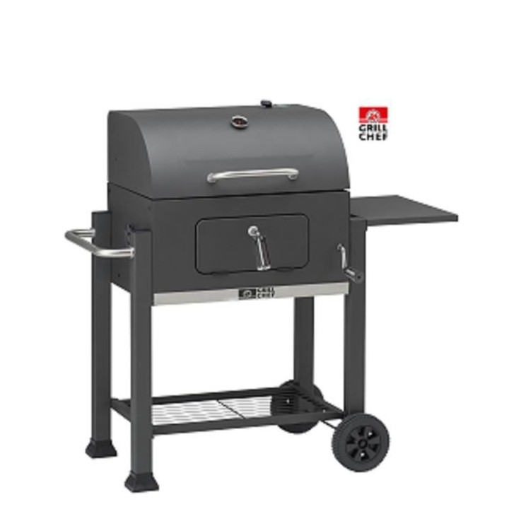 Barbecue a charbon - LANDMANN - Grille en acier émaillé - Surface de