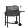 Barbecue a charbon - LANDMANN - Grille en acier émaillé - Surface de cuisson : 42 x 56 cm - Noir