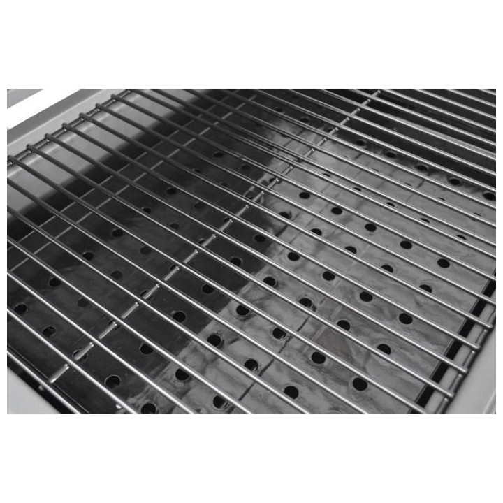 Barbecue a charbon - LANDMANN - Grille en acier émaillé - Surface de