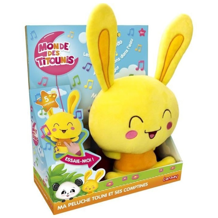 LANSAY - LE MONDE DES TITOUNIS - Ma Peluche Touni et Ses Comptines - 1