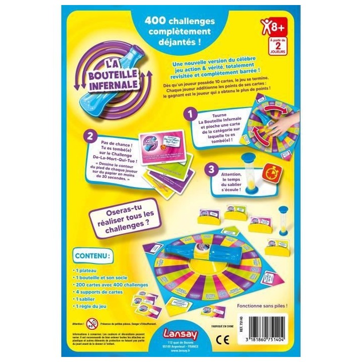 La Bouteille Infernale - Edition Orignale - Jeu de société - Jeu d'a