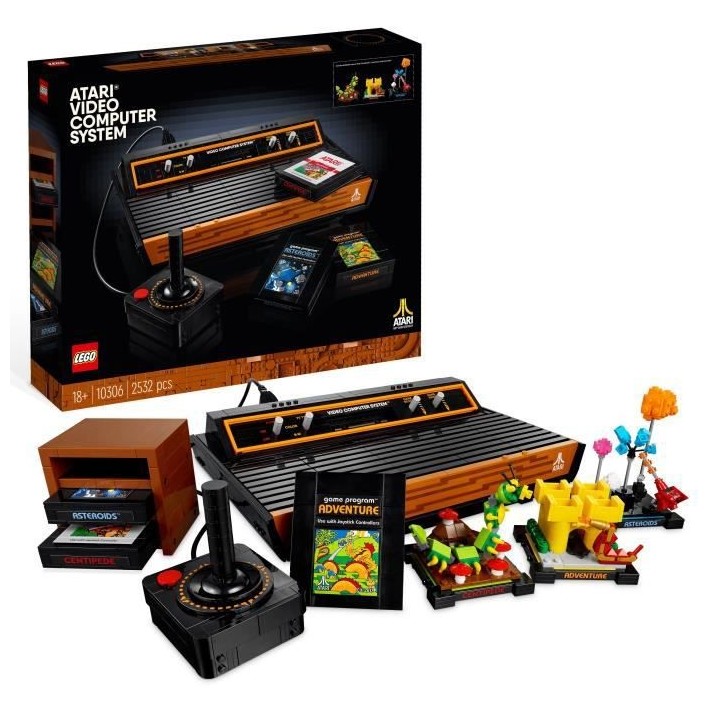 LEGO Icons 10306 Atari 2600, Maquette a Construire, Console de Jouets