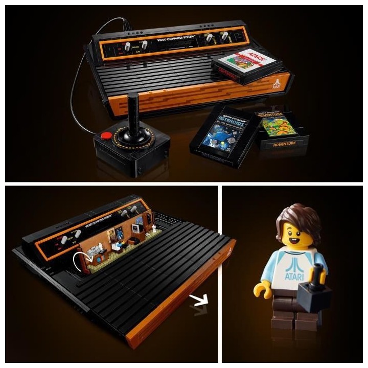 LEGO Icons 10306 Atari 2600, Maquette a Construire, Console de Jouets