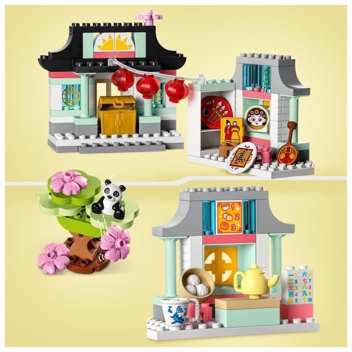 LEGO DUPLO 10411 Découvrir la Culture Chinoise, Jouet Éducatif, Pand
