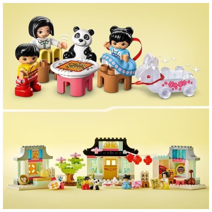 LEGO DUPLO 10411 Découvrir la Culture Chinoise, Jouet Éducatif, Pand