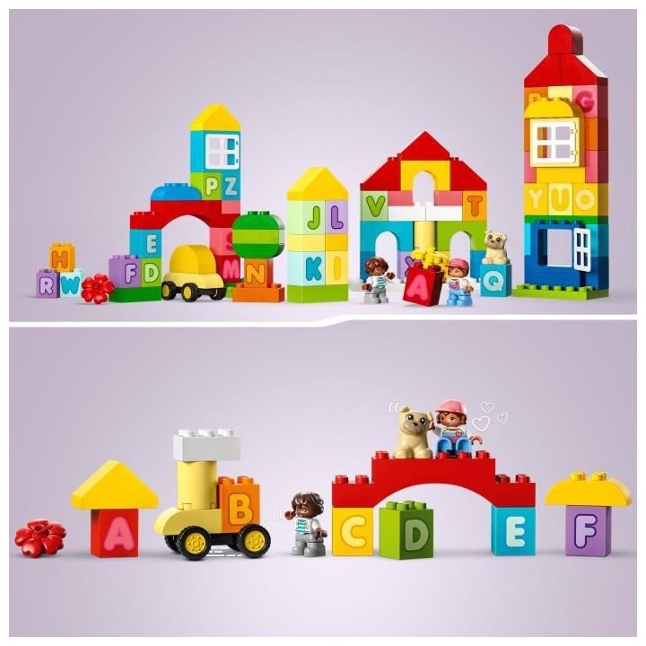 LEGO DUPLO Classic 10935 La Ville Alphabet, Jouet Éducatif, Apprendre