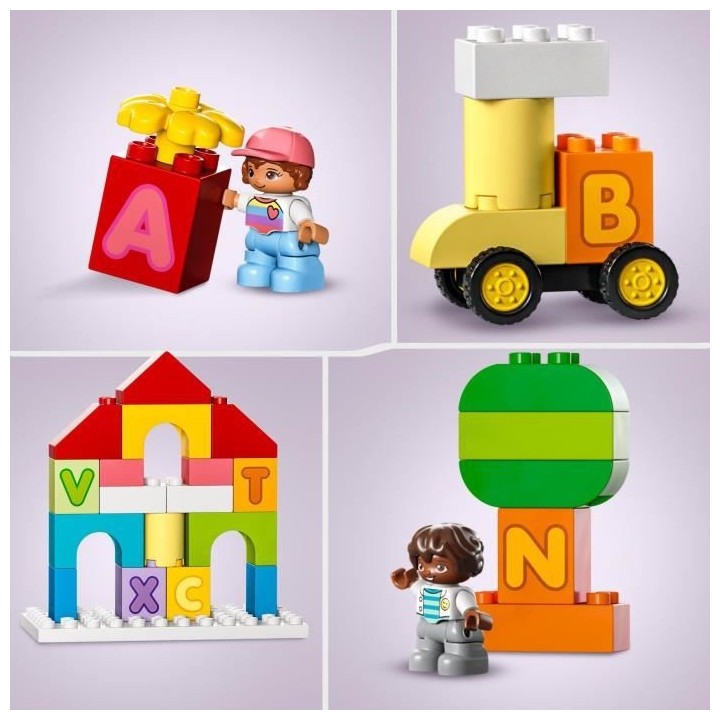 LEGO DUPLO Classic 10935 La Ville Alphabet, Jouet Éducatif, Apprendre
