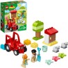 LEGO 10950 DUPLO Town Le Tracteur et Les Animaux Jouet avec Figurine du Mouton pour Enfant de 2 ans et +