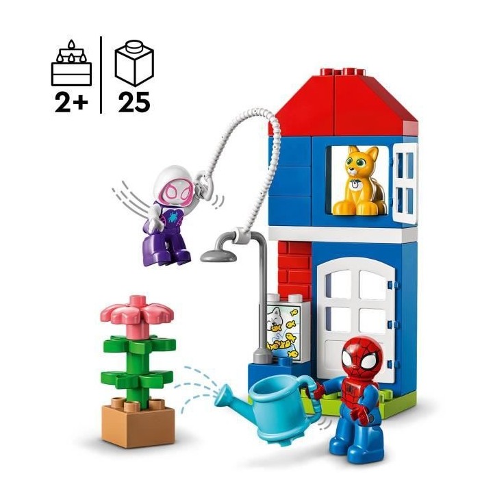 LEGO DUPLO Marvel 10995 La Maison de Spider-Man, Jouet Enfants 2 Ans,