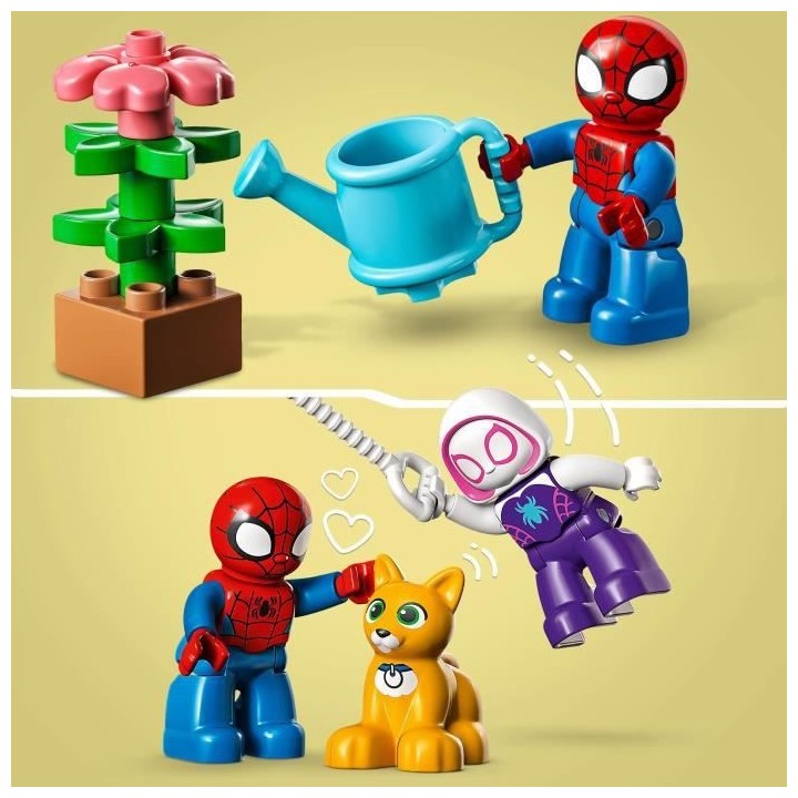LEGO DUPLO Marvel 10995 La Maison de Spider-Man, Jouet Enfants 2 Ans,