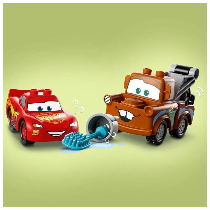 LEGO DUPLO Disney et Pixar 10996 La Station de Lavage avec Flash McQue