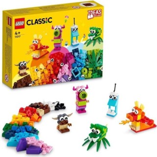LEGO 11017 Classic Monstres Créatifs, Boite de Briques, 5 Jouets en F