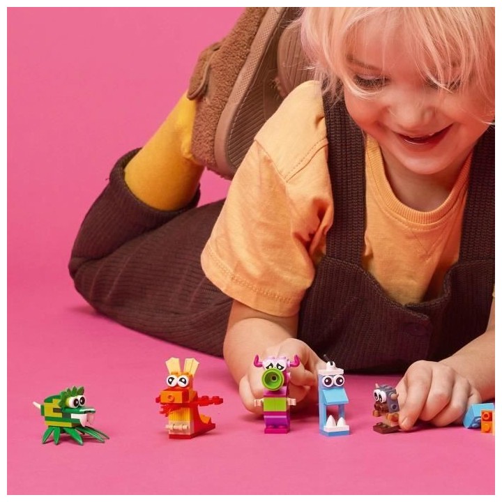 LEGO 11017 Classic Monstres Créatifs, Boite de Briques, 5 Jouets en F