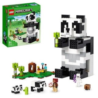 LEGO Minecraft 21245 Le Refuge Panda, Jouet de Maison, avec Figurines